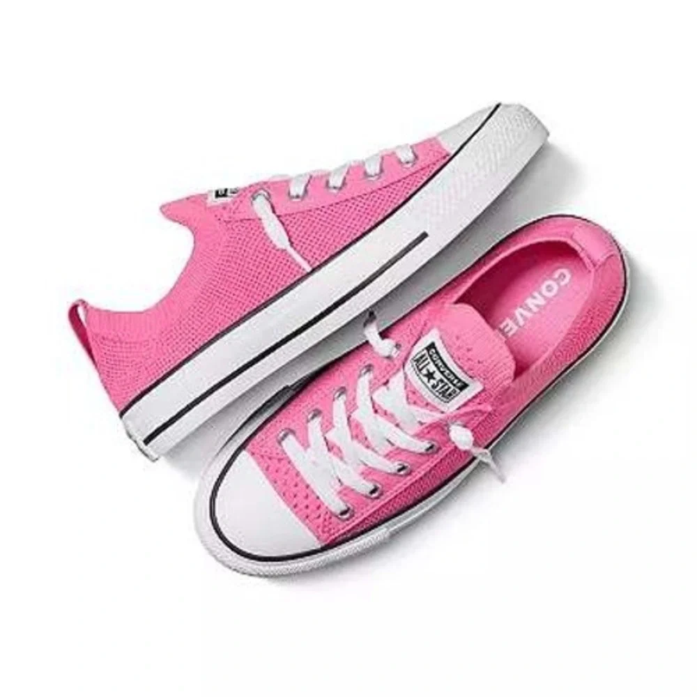 Big Girl Converse Chuck Taylor All Star Knit Slip-On Pink Size 4 New With Tags